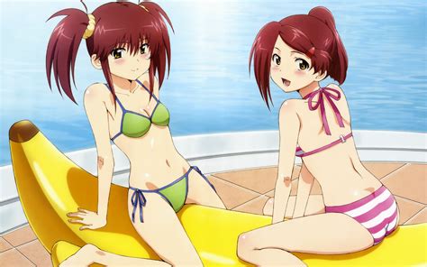 Bikini Food Kissxsis Suminoe Ako Suminoe Riko Swimsuit