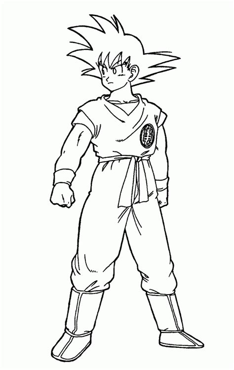 Dibujos Para Colorear De Dragon Ball Z Y Super