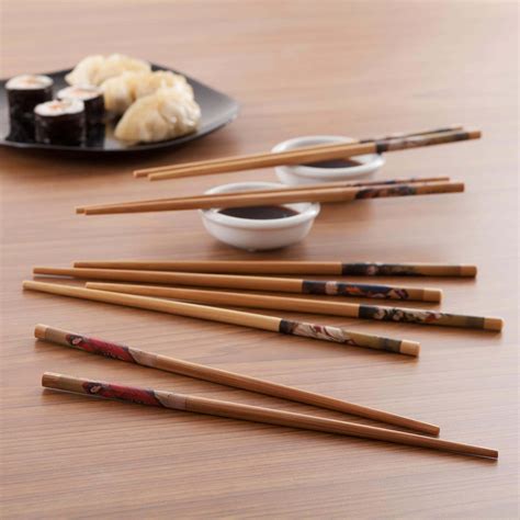 Ctg Luciano Gourmet Chopsticks 5 Pair Set Of 5 Asstd Kitchen