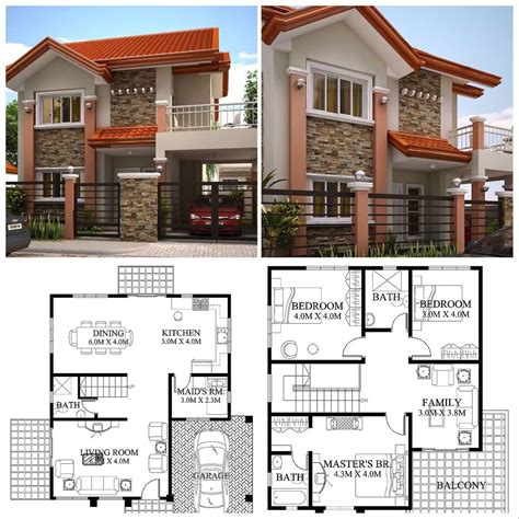 Pin By Amor Andig On House Plan Philippines House Design Two Story
