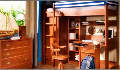 Study table for two kids. Modular Study Table Built Under Bunk Bed : Furniture Ideas ...