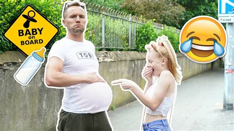 My Dad Tries To Be Pregnant For A Day 🤣 Youtube
