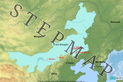 Die preise für flüge nach innere mongolei variieren je nach monat, fluggesellschaft, buchungszeitpunkt, abflugort und weiteren faktoren. StepMap - China Innere Mongolei - Landkarte für China