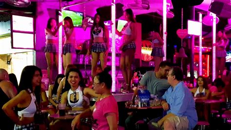 bangla road all bars and nightclubs patong phuket thailand [4k