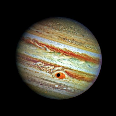 Jupiter And Ganymead Shadow Outer Space Image Photograph By Bill