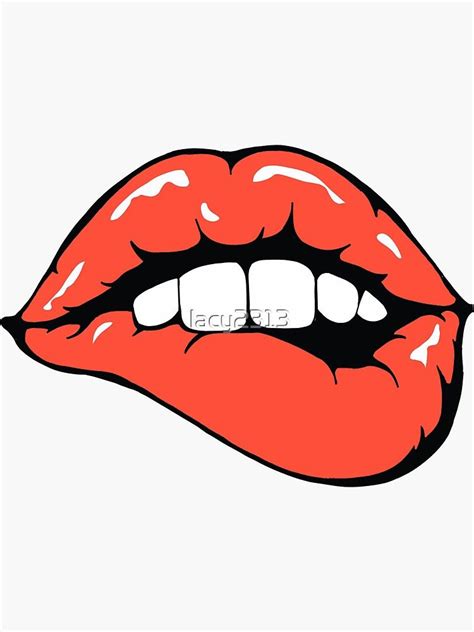 Red Lips Sticker By Lacy2313 Lip Logo Red Lips Stickers