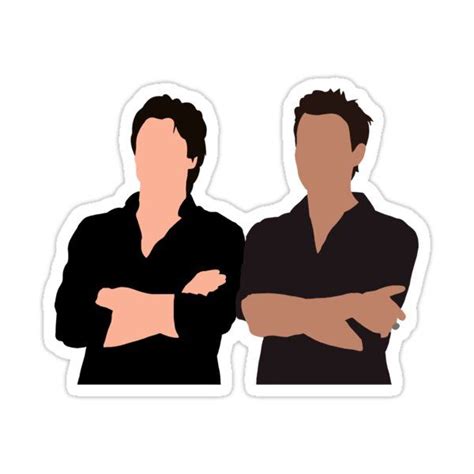 Salvatore Brothers Sticker By Alisejdesigns