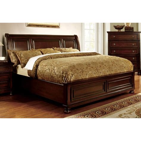 Furniture Of America Caiden Solid Wood California Platform King Bed In