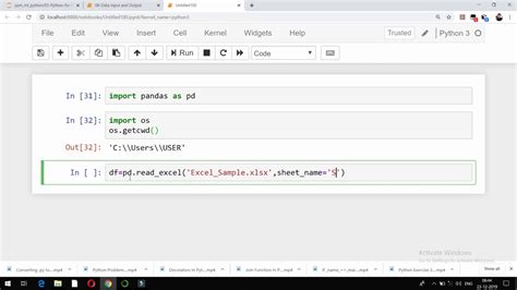 Python Series 27 How To Import And Export Excel Data In Python Youtube