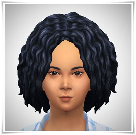 Birksches Sims Blog Wavy Bob Hair Kids Version ~ Sims 4 Hairs