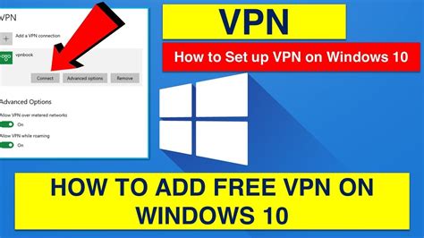 How To Set Up Vpn On Windows 10 Vpn Install Free And Easy 2021 Youtube
