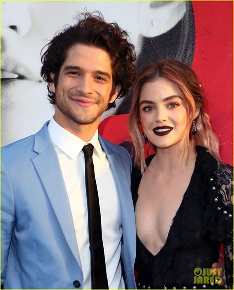 lucy hale goes gothic at truth or dare premiere with tyler posey photo 4063753 brady smith