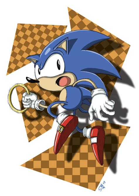 Classic Sonic The Hedgehog By Simgund On Deviantart