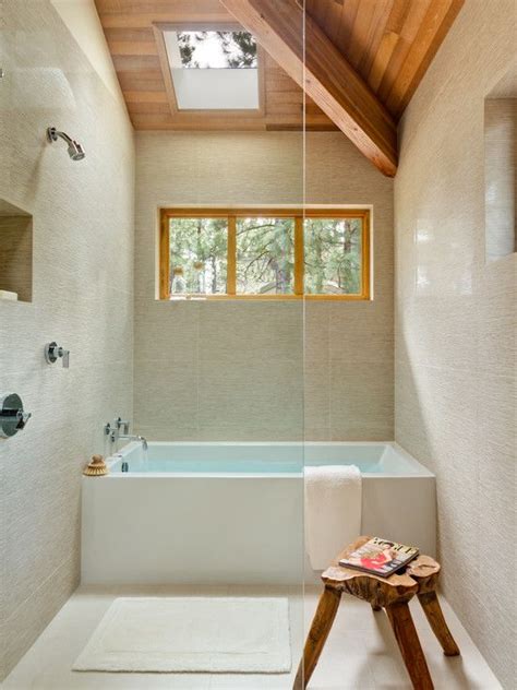 Shower enclosures work with a shower pan and are taller than tub surround wall panels. Tub inside shower | this old house | Pinterest