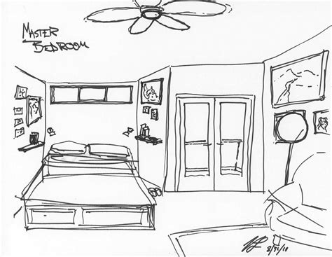 Simple Bedroom Drawing Design Sketches Bedroom Corepad Info Pinterest