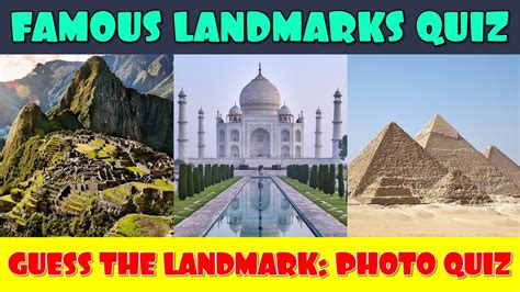 Guess The Famous Landmarks Quiz Youtube