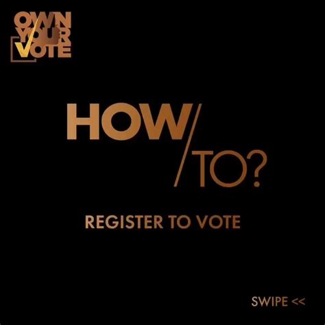Register Ownyour Are You Registered To Vote Its Easy To Double Check Go To Or