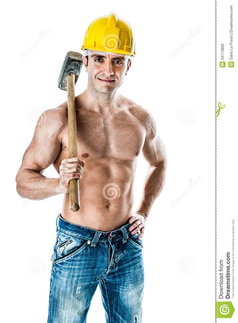 Masculinity Stock Image Image Of Handsome Heavy Biceps 34773889