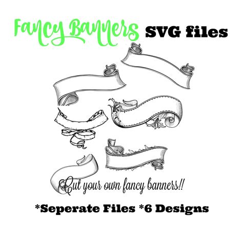 Svg Banner File Cutting Machine Files Svg Diy Banner