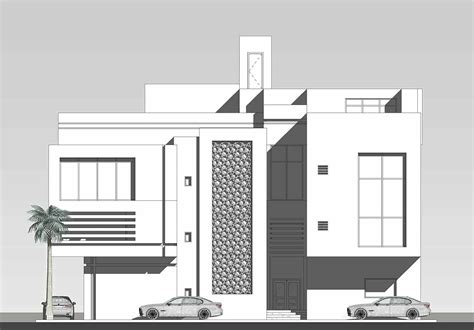 تصميم عمارة سكنية معماريهاشم الجفري منازل مكة للاستشارات الهندسية
