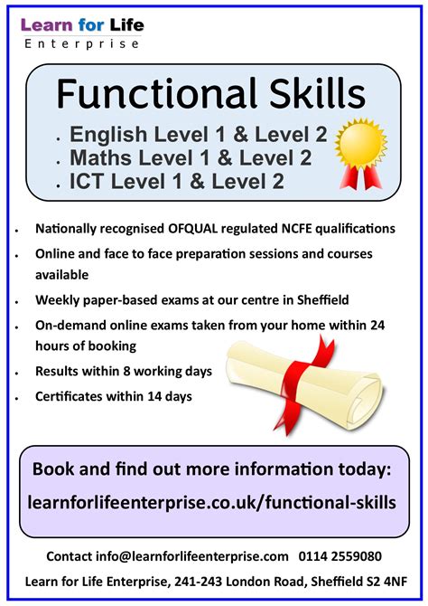 Book Your Functional Skills Exam Learn For Life Enterprise