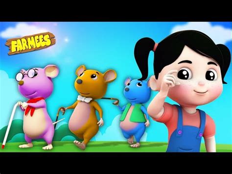 Three Blind Mice Nursery Rhymes For Children Videos For Babies