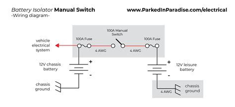 Battery Isolator Switch Wiring Diagram