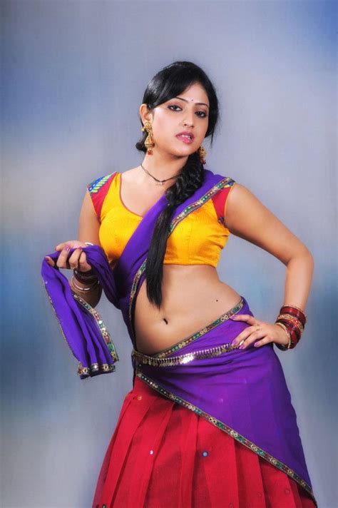 South Indian Actress Beautiful Half Saree Images Cool Actress