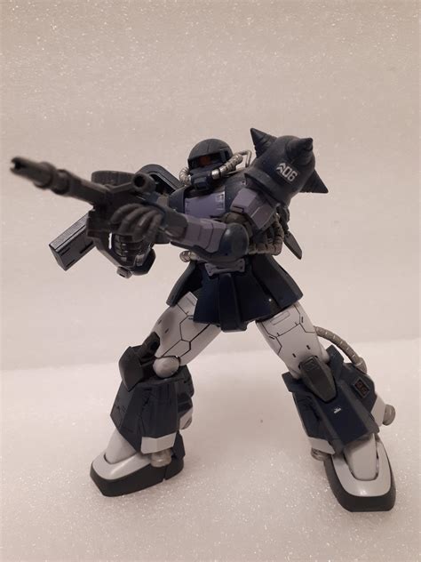 Hg The Origin Black Tri Star Zaku Ii So Full Of Part Separation For