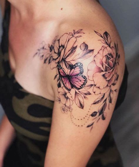 110 Floral Shoulder Tattoos Ideas In 2021 Tattoos Shoulder Tattoos Tattoos For Women