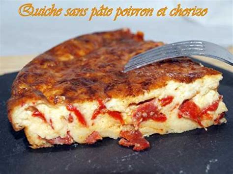 Quiche Sans P Te Poivrons Et Chorizo De Dans Vos Assiettes Et Ses
