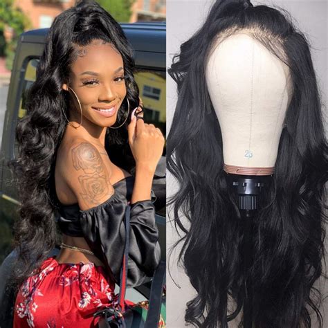 Buy 50cm Lace Front Wig Ali Pearl Hair Body Wave Lace Front Wig Pre