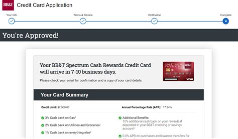 With a poor credit score or none at all, you may only qualify for a. $7,500 BB&T Spectrum Cash Rewards Credit Card Appr... - Page 2 - myFICO® Forums - 6169585