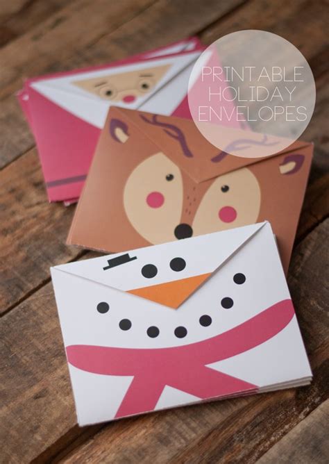 Create a free personalized letter from santa claus with a cute santa envelope addressed to the north pole. Free Holiday Envelope Printables - 24/7 Moms