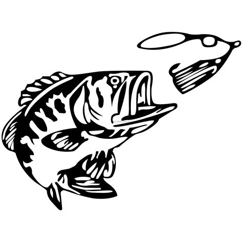Bass And Spinner Decal Bass Fishing Sticker Waterfowldecals