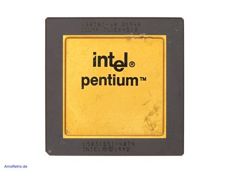 Intel Pentium 60mhz Cpu A80501 60 Sx948 5 Volt Für Socket 4
