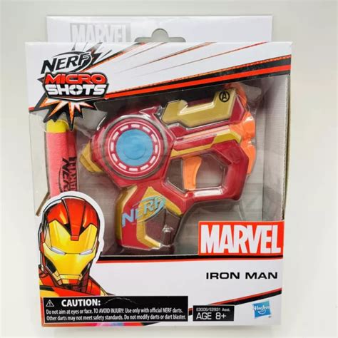 NERF MICROSHOTS 03 Marvel IRON MAN 2 Dart Blaster Hasbro 12 79 PicClick