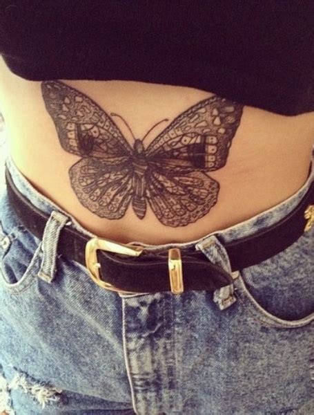 Aggregate More Than 68 Butterfly Belly Button Tattoo Latest Vn