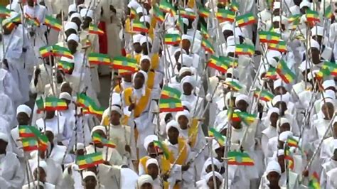 Ethiopian Orthodox Tewahedo The Celebration Of Meskel Holiday At