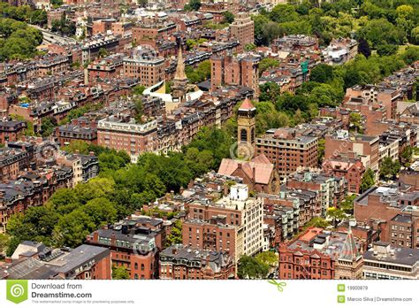 Aerial View Of Boston Stock Image Image Of Historic 19900879