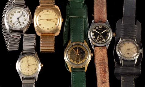 Lot 13 Six Vintage Wristwatches