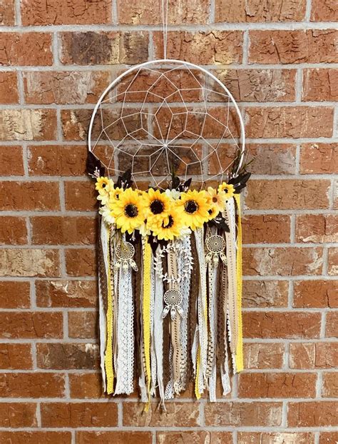 Blooming Sunflower Fiber Art Decorsunflower Wall Art3d Etsy Dream
