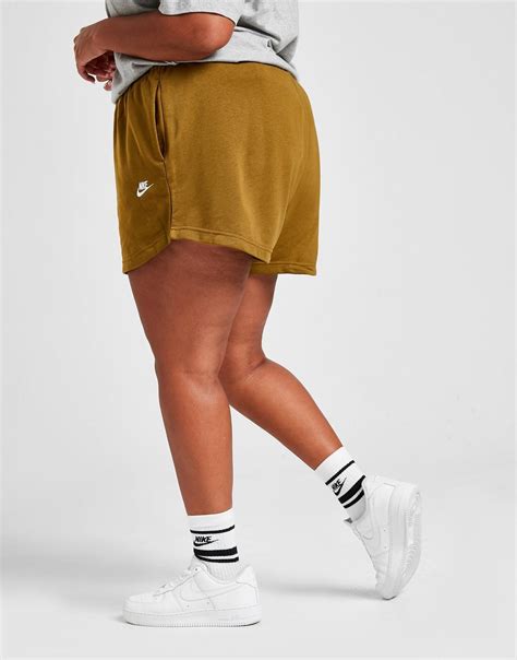 Nike Synthetic Essential Plus Size Shorts In Green Lyst