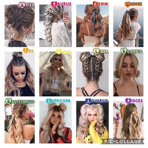 Signs As Hairstyles Hairstyle Zodiac Hairstyles Zodiac Signs Hairstyle