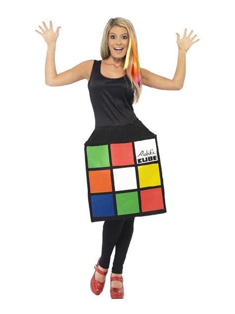 Rubiks Cube Costume Costumes R Us Fancy Dress