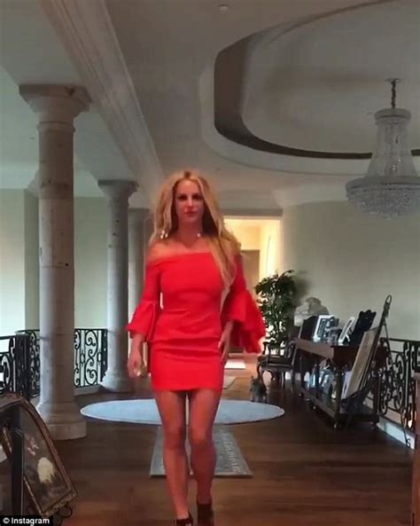 Britney Spears Wears Four Different Dresses On Instagram Daily Mail