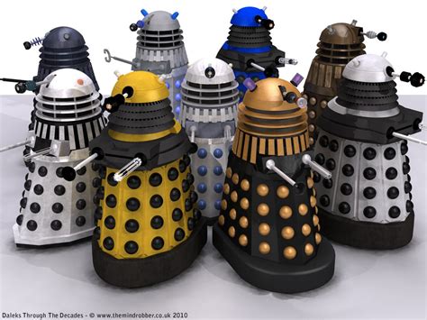 Doctor Who 3d Daleks From Victory Of The Daleks New Series 5 Steven Moffat