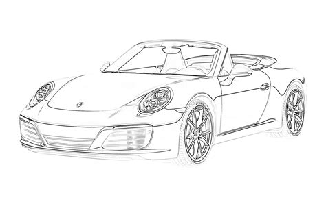 17 Free Sports Car Coloring Pages for Kids | Save, Print, & Enjoy!