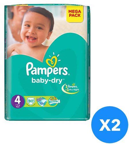 سعر ومواصفات Pampers Baby Dry Maxi Size 4 80 Pcsset Of 2 من Souq فى