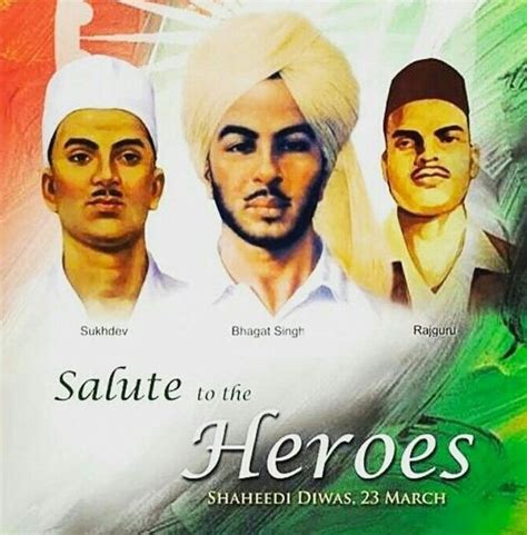 Remembering The Great ßhagat Singh Sukhdev Rajgurusalute To The Heros